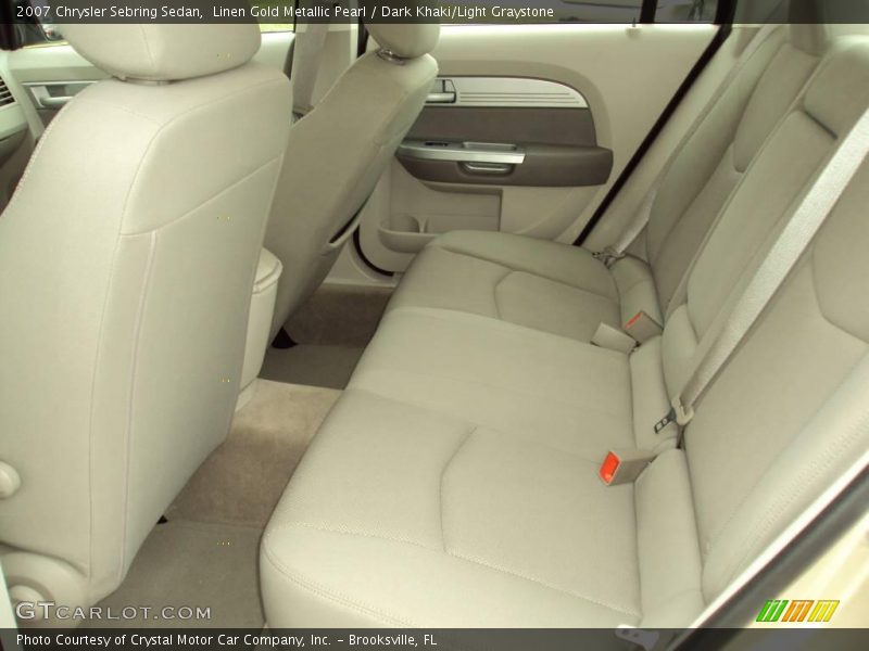Linen Gold Metallic Pearl / Dark Khaki/Light Graystone 2007 Chrysler Sebring Sedan