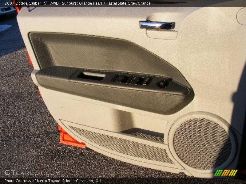 Sunburst Orange Pearl / Pastel Slate Gray/Orange 2007 Dodge Caliber R/T AWD