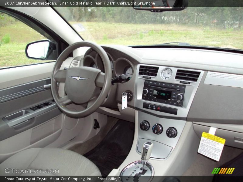 Linen Gold Metallic Pearl / Dark Khaki/Light Graystone 2007 Chrysler Sebring Sedan