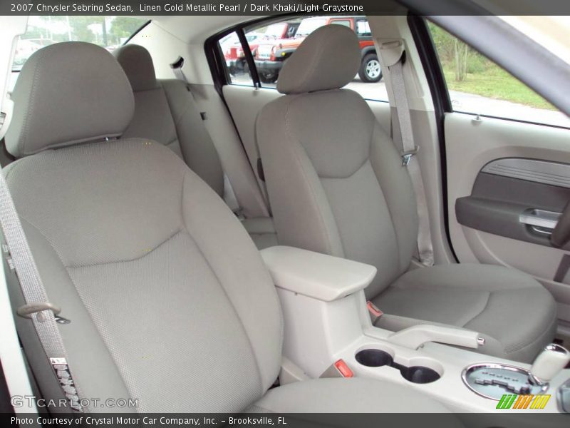 Linen Gold Metallic Pearl / Dark Khaki/Light Graystone 2007 Chrysler Sebring Sedan