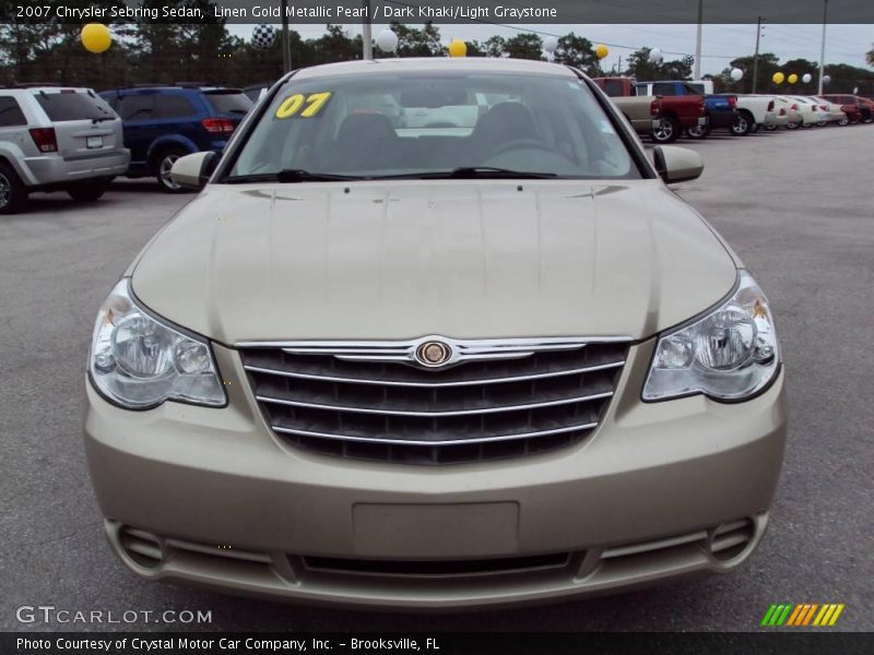 Linen Gold Metallic Pearl / Dark Khaki/Light Graystone 2007 Chrysler Sebring Sedan