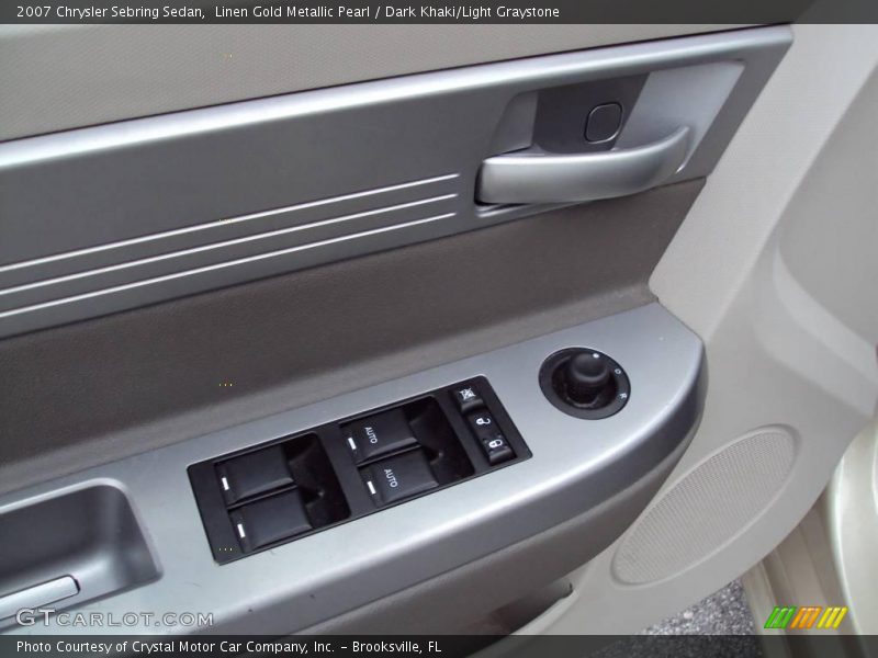 Linen Gold Metallic Pearl / Dark Khaki/Light Graystone 2007 Chrysler Sebring Sedan