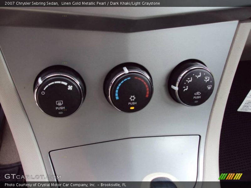 Linen Gold Metallic Pearl / Dark Khaki/Light Graystone 2007 Chrysler Sebring Sedan