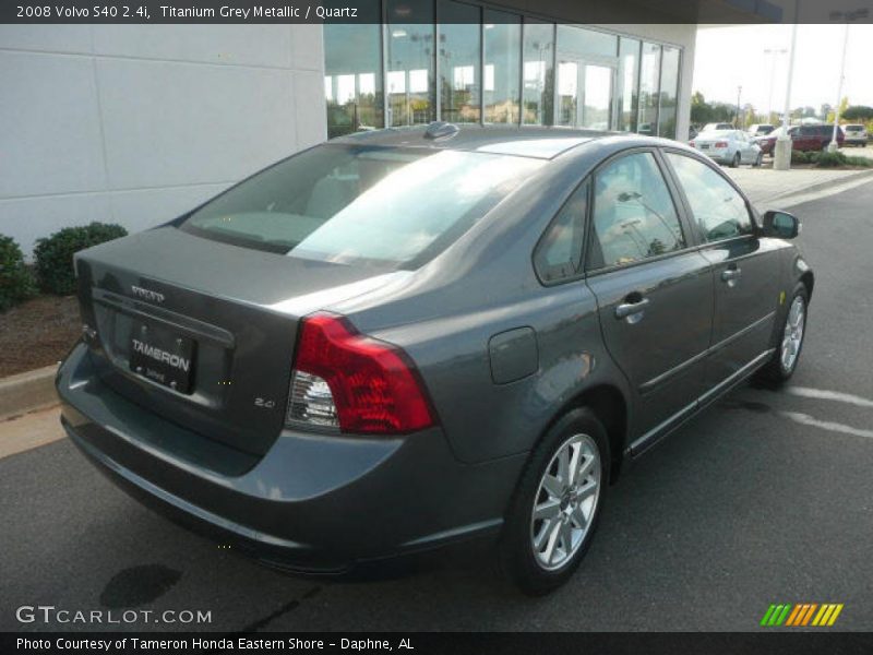 Titanium Grey Metallic / Quartz 2008 Volvo S40 2.4i