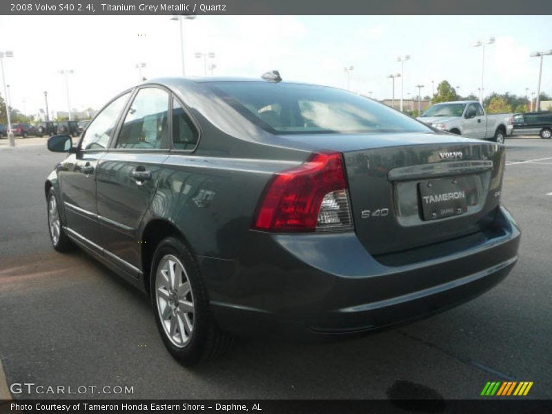 Titanium Grey Metallic / Quartz 2008 Volvo S40 2.4i