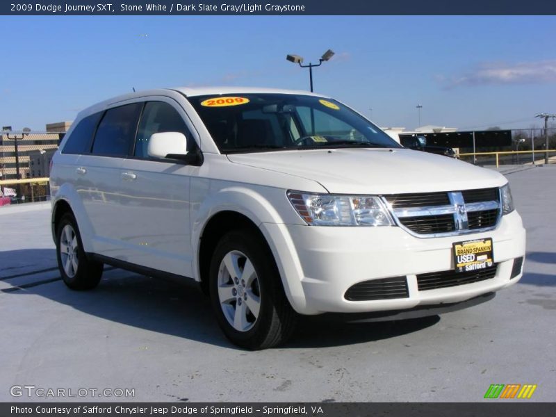Stone White / Dark Slate Gray/Light Graystone 2009 Dodge Journey SXT