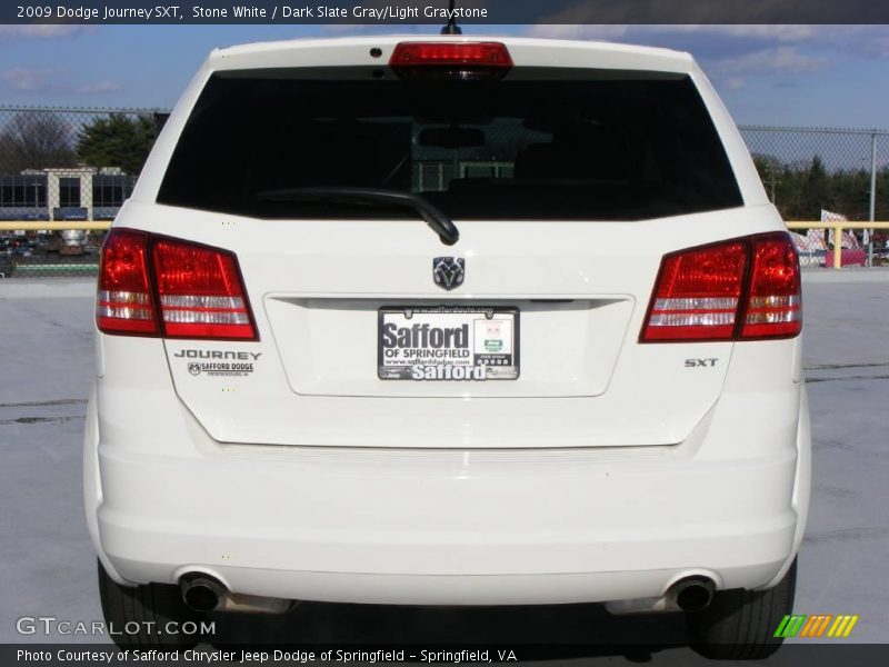 Stone White / Dark Slate Gray/Light Graystone 2009 Dodge Journey SXT