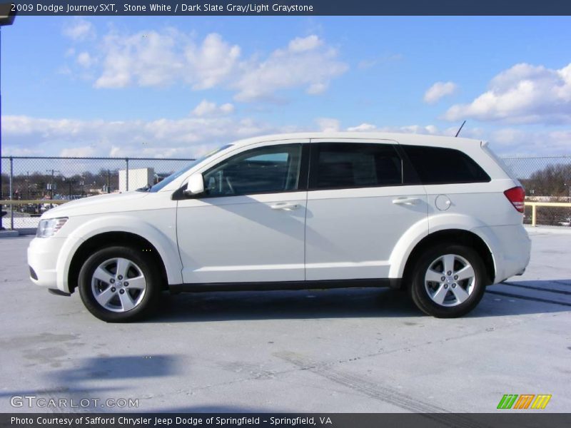 Stone White / Dark Slate Gray/Light Graystone 2009 Dodge Journey SXT