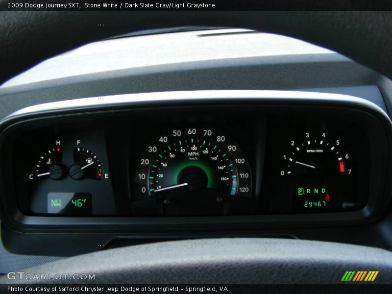 Stone White / Dark Slate Gray/Light Graystone 2009 Dodge Journey SXT