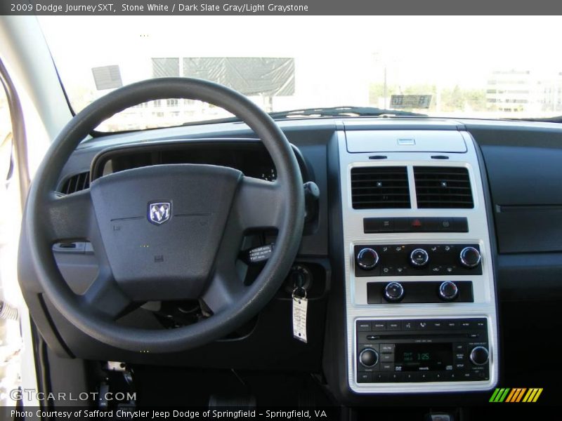 Stone White / Dark Slate Gray/Light Graystone 2009 Dodge Journey SXT