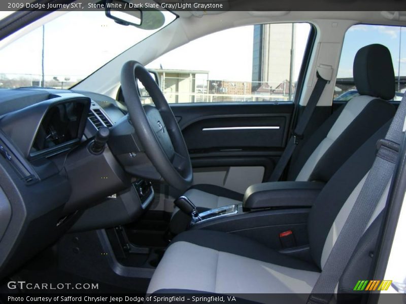 Stone White / Dark Slate Gray/Light Graystone 2009 Dodge Journey SXT