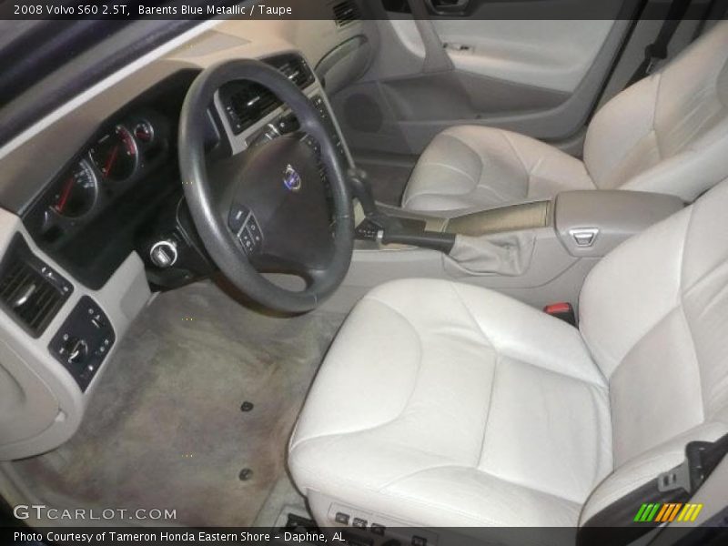 Barents Blue Metallic / Taupe 2008 Volvo S60 2.5T
