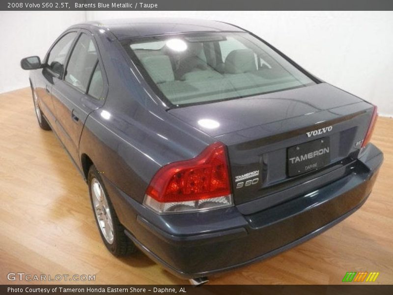 Barents Blue Metallic / Taupe 2008 Volvo S60 2.5T
