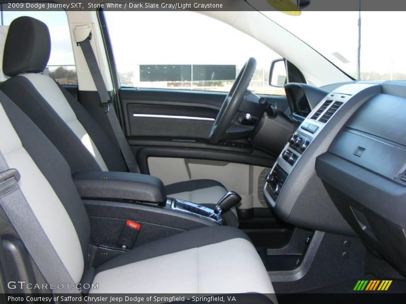 Stone White / Dark Slate Gray/Light Graystone 2009 Dodge Journey SXT