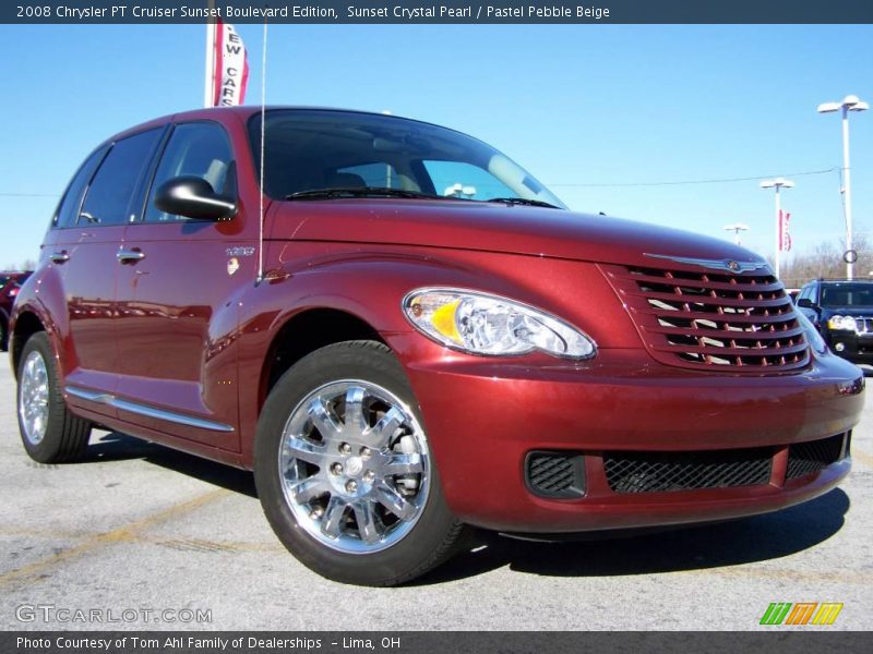 Sunset Crystal Pearl / Pastel Pebble Beige 2008 Chrysler PT Cruiser Sunset Boulevard Edition