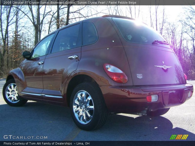 Sunset Crystal Pearl / Pastel Pebble Beige 2008 Chrysler PT Cruiser Sunset Boulevard Edition