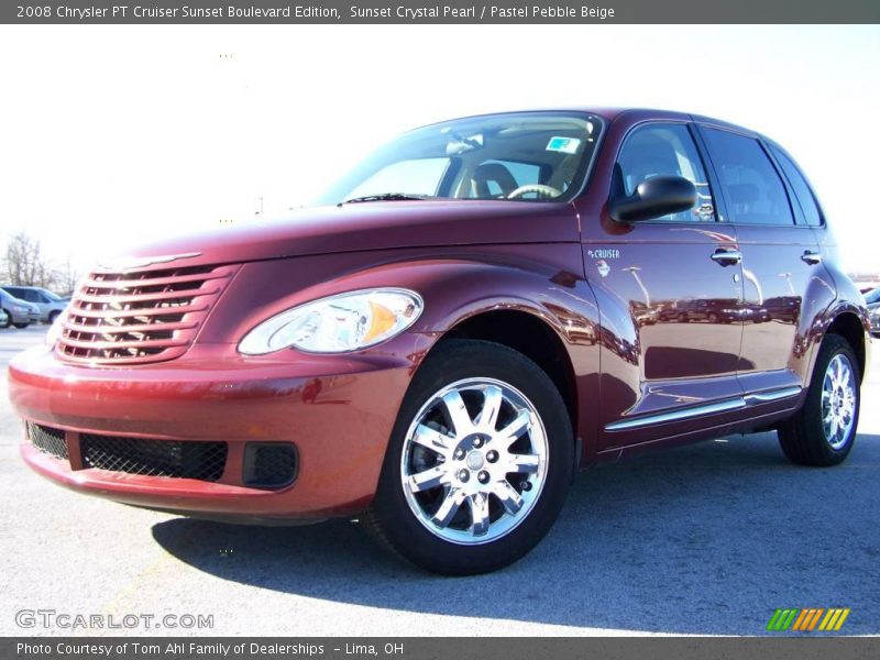 Sunset Crystal Pearl / Pastel Pebble Beige 2008 Chrysler PT Cruiser Sunset Boulevard Edition