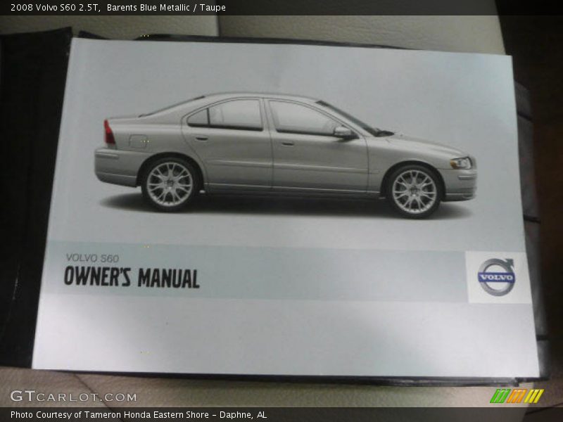 Barents Blue Metallic / Taupe 2008 Volvo S60 2.5T
