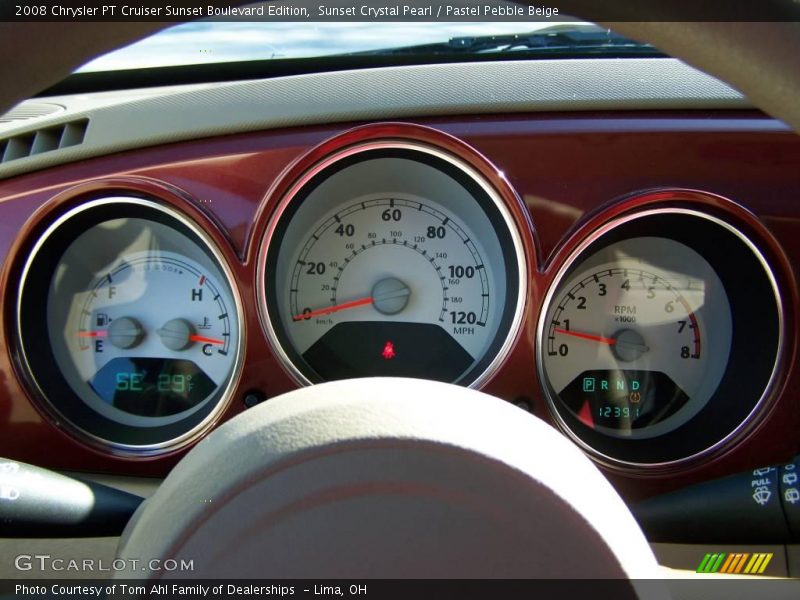 Sunset Crystal Pearl / Pastel Pebble Beige 2008 Chrysler PT Cruiser Sunset Boulevard Edition