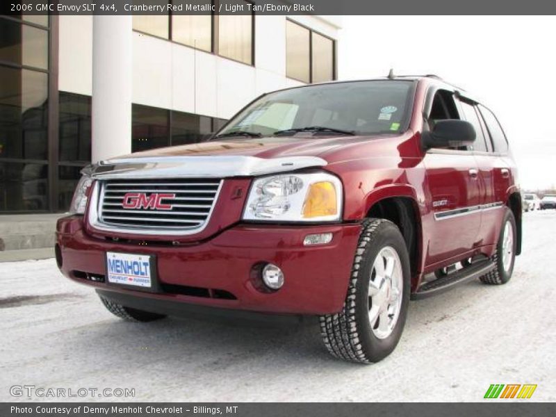Cranberry Red Metallic / Light Tan/Ebony Black 2006 GMC Envoy SLT 4x4