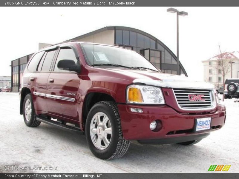 Cranberry Red Metallic / Light Tan/Ebony Black 2006 GMC Envoy SLT 4x4