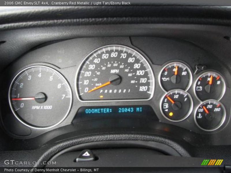 Cranberry Red Metallic / Light Tan/Ebony Black 2006 GMC Envoy SLT 4x4
