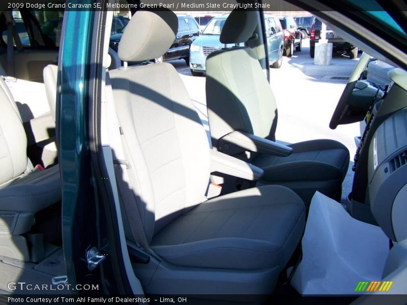 Melbourne Green Pearl / Medium Slate Gray/Light Shale 2009 Dodge Grand Caravan SE