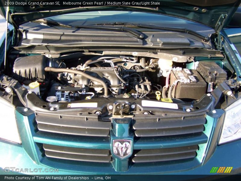 Melbourne Green Pearl / Medium Slate Gray/Light Shale 2009 Dodge Grand Caravan SE