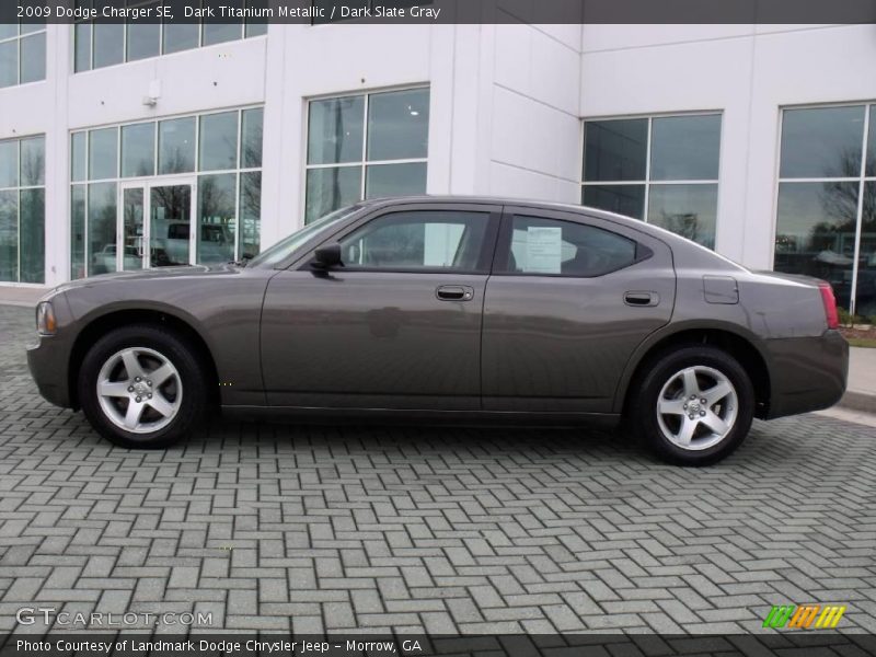 Dark Titanium Metallic / Dark Slate Gray 2009 Dodge Charger SE