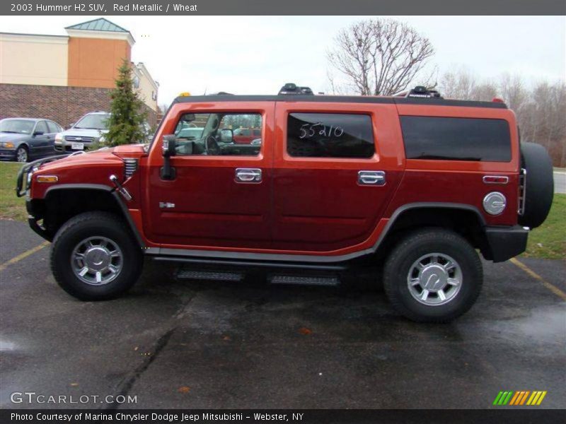 Red Metallic / Wheat 2003 Hummer H2 SUV