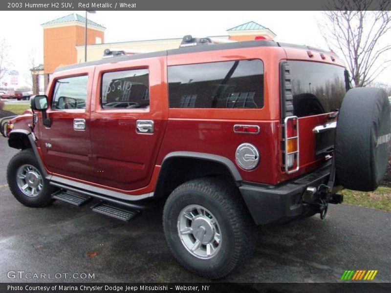 Red Metallic / Wheat 2003 Hummer H2 SUV