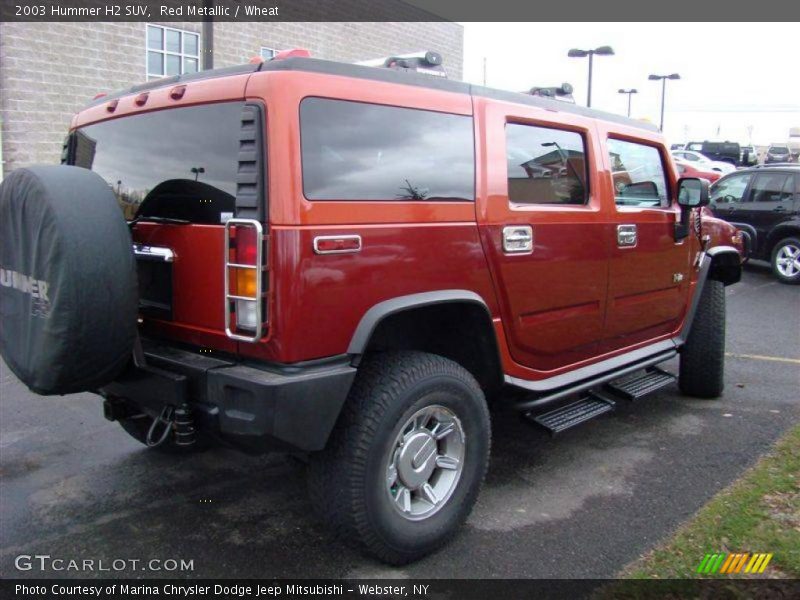 Red Metallic / Wheat 2003 Hummer H2 SUV