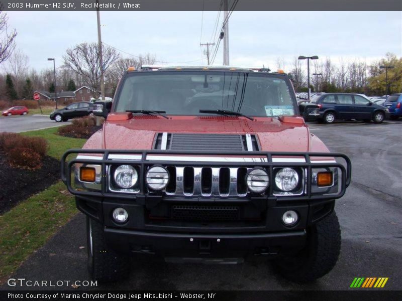 Red Metallic / Wheat 2003 Hummer H2 SUV