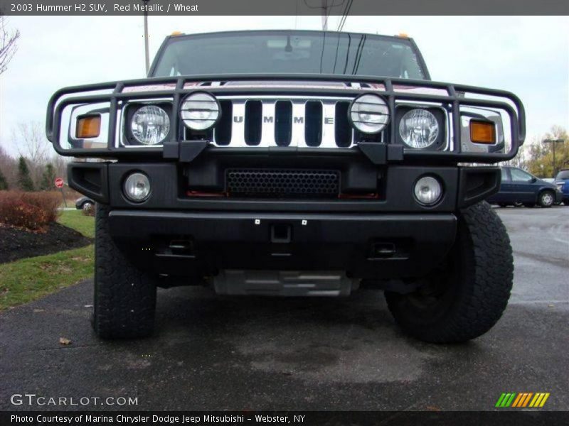 Red Metallic / Wheat 2003 Hummer H2 SUV