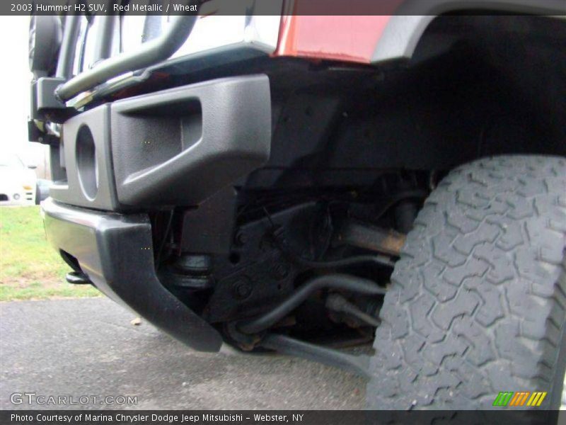 Red Metallic / Wheat 2003 Hummer H2 SUV