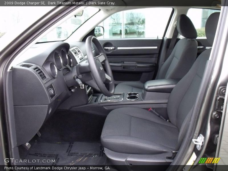 Dark Titanium Metallic / Dark Slate Gray 2009 Dodge Charger SE