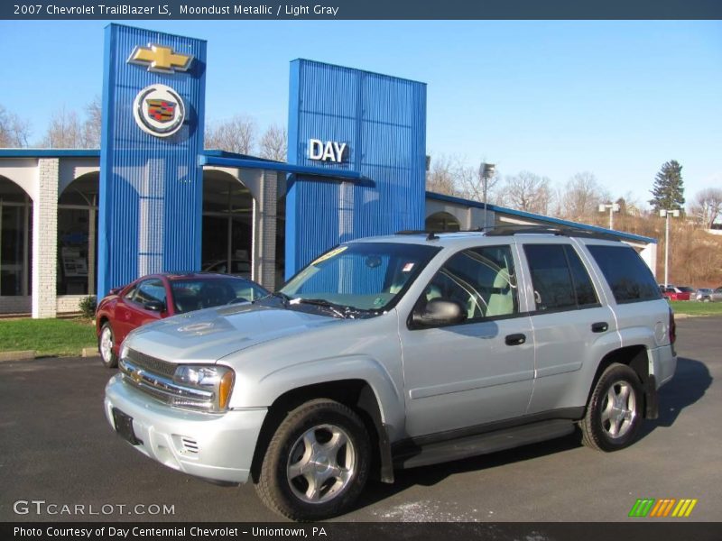 Moondust Metallic / Light Gray 2007 Chevrolet TrailBlazer LS