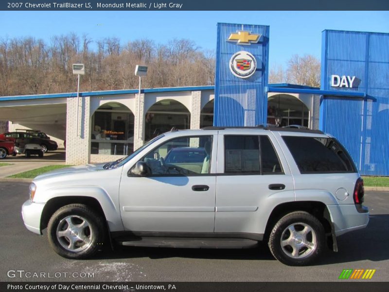 Moondust Metallic / Light Gray 2007 Chevrolet TrailBlazer LS