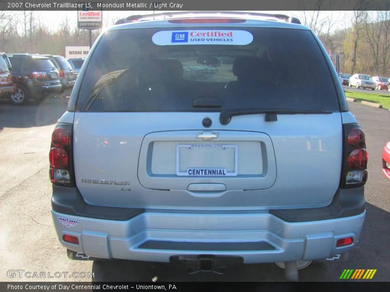 Moondust Metallic / Light Gray 2007 Chevrolet TrailBlazer LS