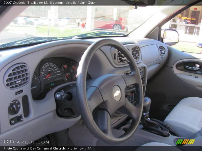 Moondust Metallic / Light Gray 2007 Chevrolet TrailBlazer LS