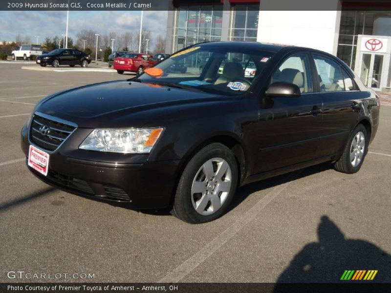 Cocoa Metallic / Camel 2009 Hyundai Sonata GLS