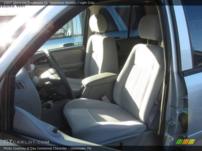 Moondust Metallic / Light Gray 2007 Chevrolet TrailBlazer LS