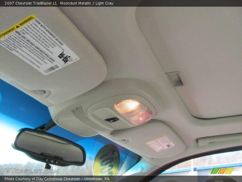 Moondust Metallic / Light Gray 2007 Chevrolet TrailBlazer LS