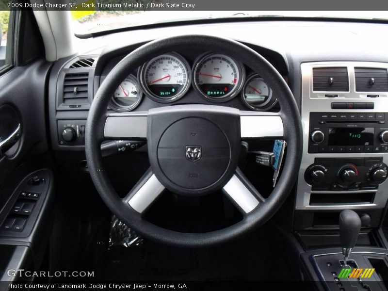 Dark Titanium Metallic / Dark Slate Gray 2009 Dodge Charger SE