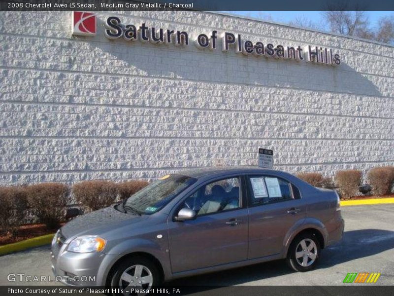 Medium Gray Metallic / Charcoal 2008 Chevrolet Aveo LS Sedan