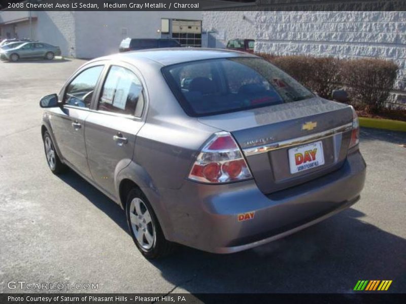 Medium Gray Metallic / Charcoal 2008 Chevrolet Aveo LS Sedan