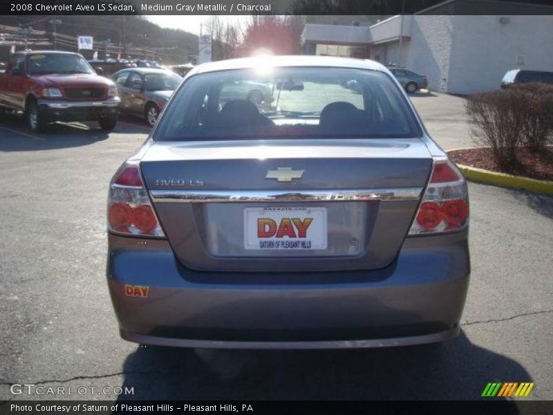 Medium Gray Metallic / Charcoal 2008 Chevrolet Aveo LS Sedan
