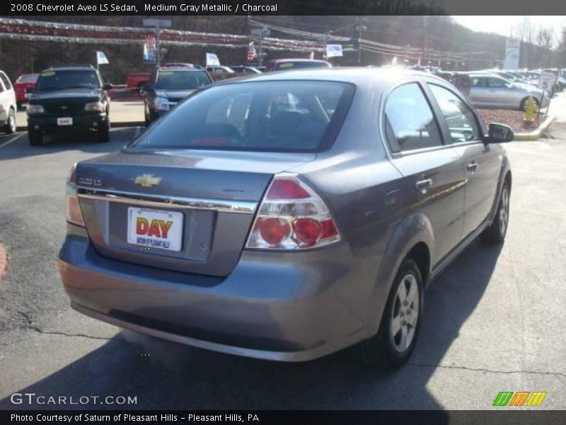 Medium Gray Metallic / Charcoal 2008 Chevrolet Aveo LS Sedan