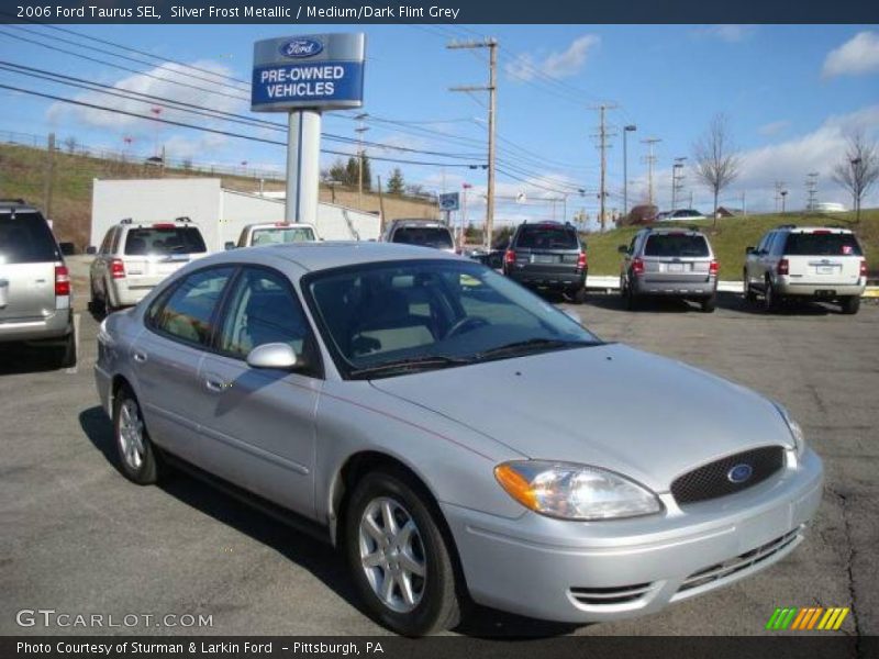 Silver Frost Metallic / Medium/Dark Flint Grey 2006 Ford Taurus SEL