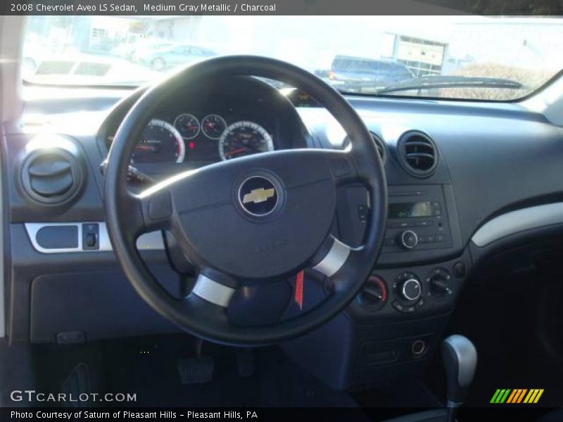 Medium Gray Metallic / Charcoal 2008 Chevrolet Aveo LS Sedan